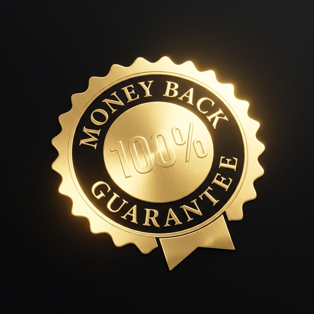 100% Money Back Guarantee
